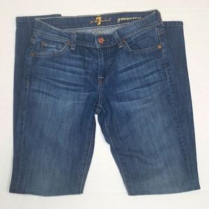 7 For All Mankind Gwenevere Jeans Mid Rise Size 25